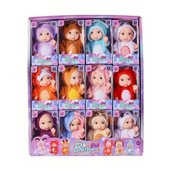 12 Pack 10 PVC Reborn Doll Constellation Series Playset with Handcrafted Outfits