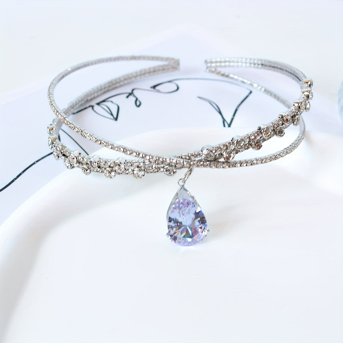 Vintage Crystal Rhinestone Headband Hair Accessories