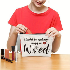 Funny Rose Makeup Bag Gift For Women Friends Sister Teen Girls