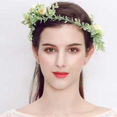 Green Plants Hair Comb for Girls