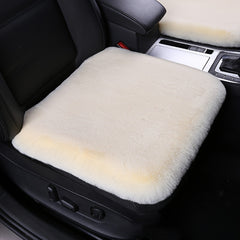 Plush Car Seat Cushion Winter Non-slip Single Seat Model Car Accessory