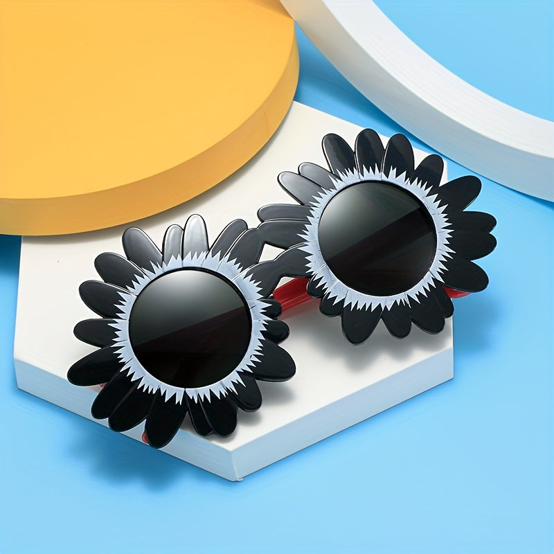 Kids Daisy Frame Sunglasses Sun Protection Accessory