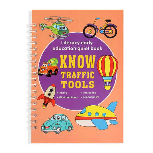 Educational Sticker Activity Book for Toddlers 3-6 Years