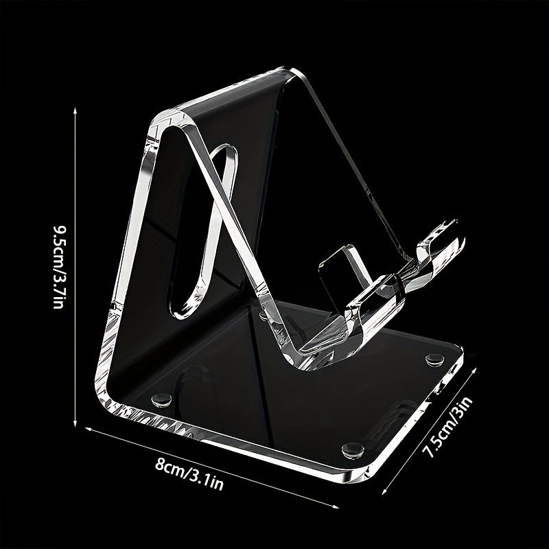 1pc Acrylic Phone Stand Compatible with Various Screen Sizes