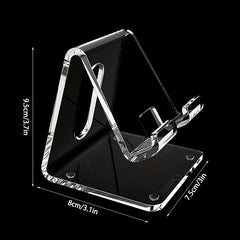 1pc Acrylic Phone Stand Compatible with Various Screen Sizes