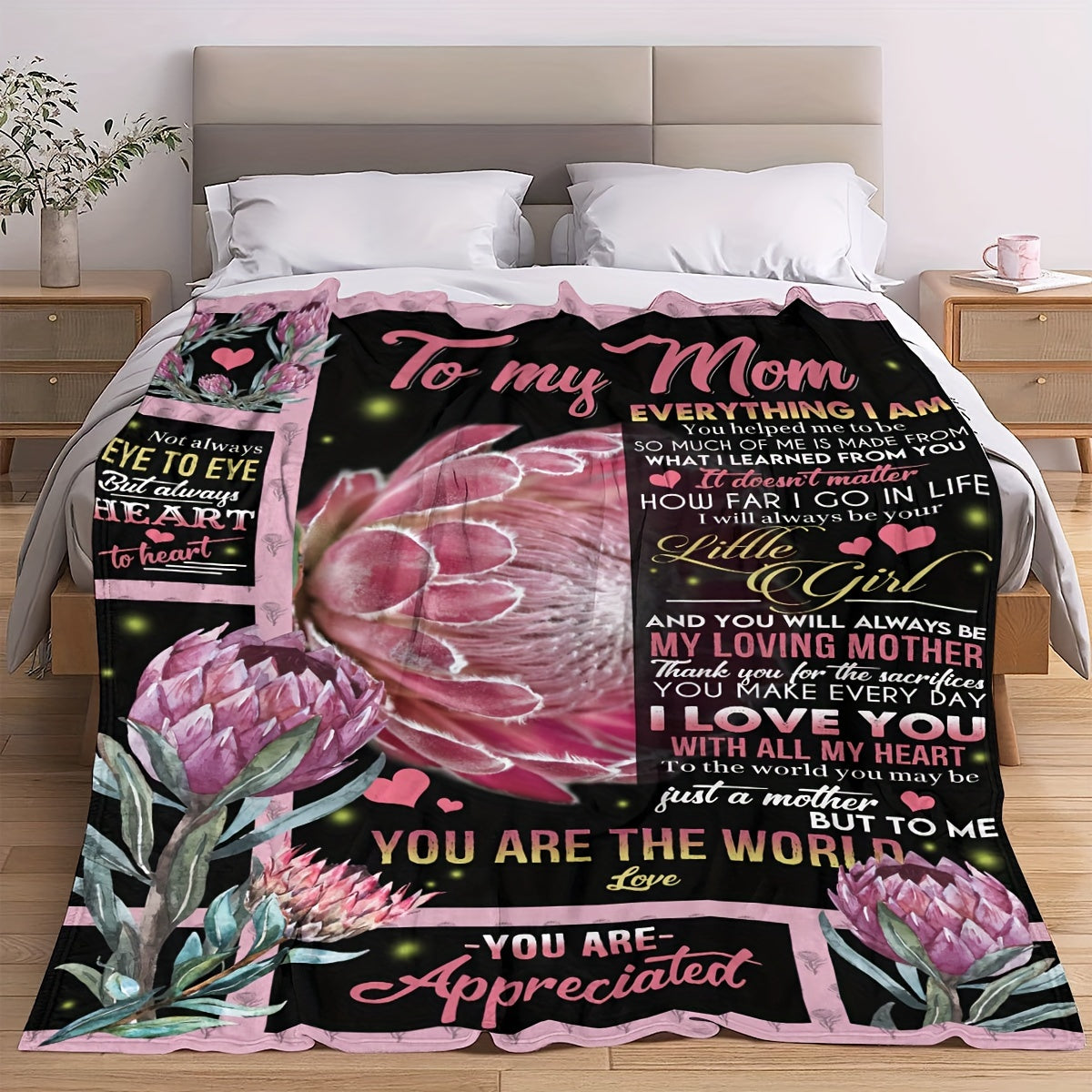 Digital Printed Warm Soft Blanket for Sofa Bed Office Nap