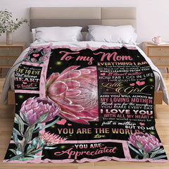 Digital Printed Warm Soft Blanket for Sofa Bed Office Nap