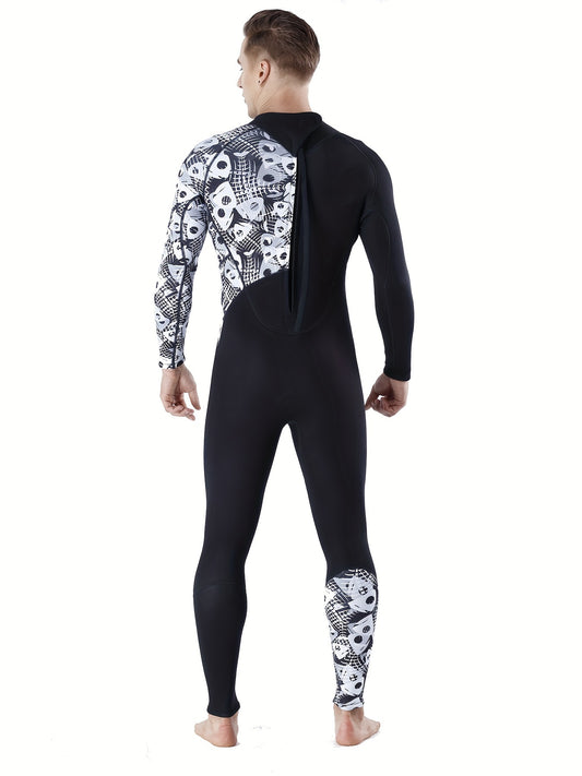 Men's Camo 3mm Neoprene Diving Suit Warm Anti Jellyfish Cold Proof Wetsuit