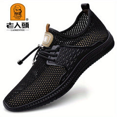 LAORENTOU Men's Lightweight Breathable Shoes For Traveling Hiking
