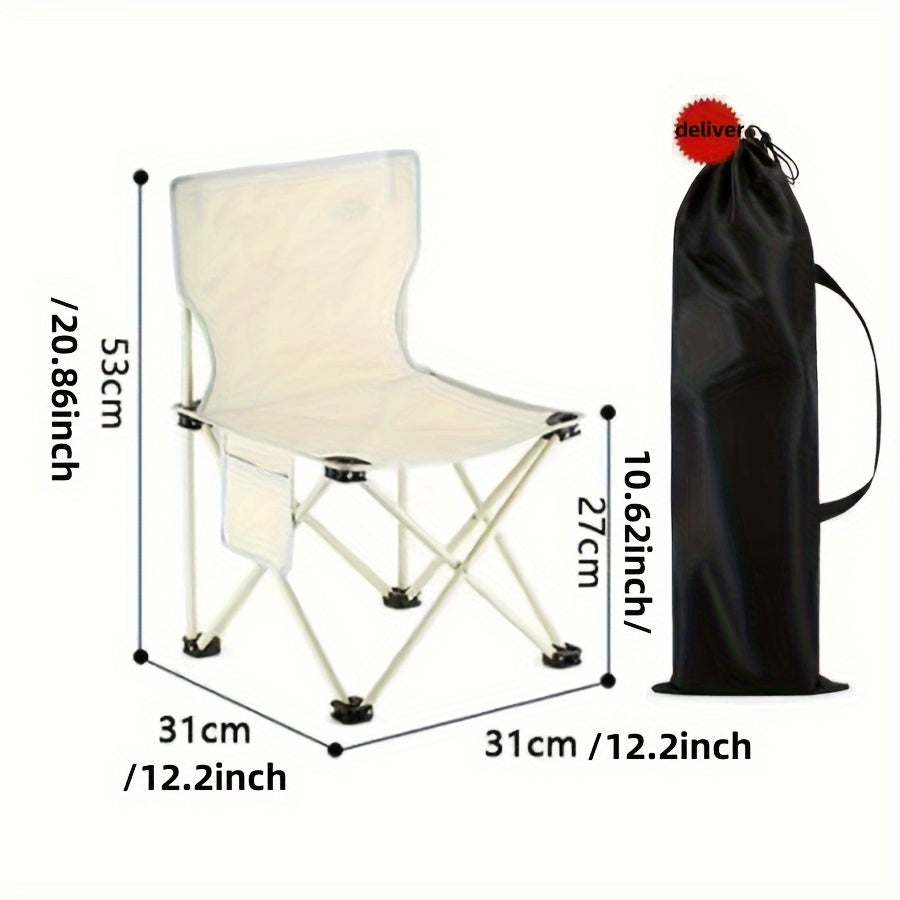 Portable Folding Leisure Chair for Outdoor Camping Picnic Fishing