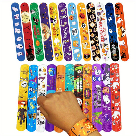 Halloween Party Favor Bracelets Colorful Wristbands for Kids