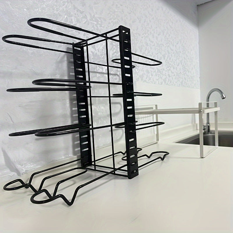 2pcs Kitchen 8 layer Storage Rack Seasoning Bottle Anti skid Single Layer