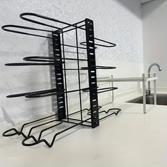 2pcs Kitchen 8 layer Storage Rack Seasoning Bottle Anti skid Single Layer