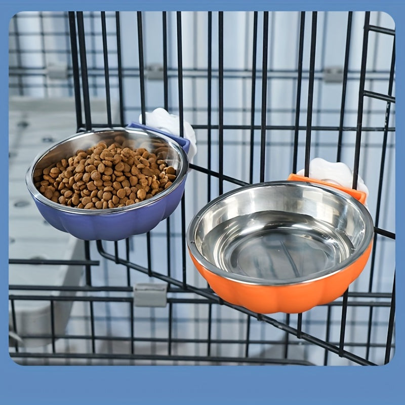 Removable Stainless Steel Dog Bowl for Enhanced Feeding