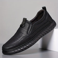 Men's Comfy Non slip PU Leather Loafer Shoes