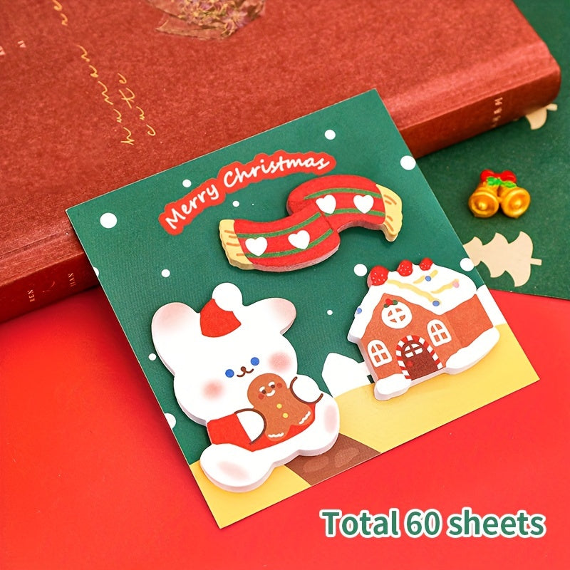 Christmas Combo Sticky Notes 60 Sheets Hand Account Deco