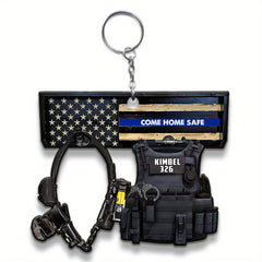 Acrylic Backpack Ornament Keychain for Men and Women