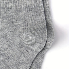 5 Pairs Striped Mid Tube Socks for Men All Seasons