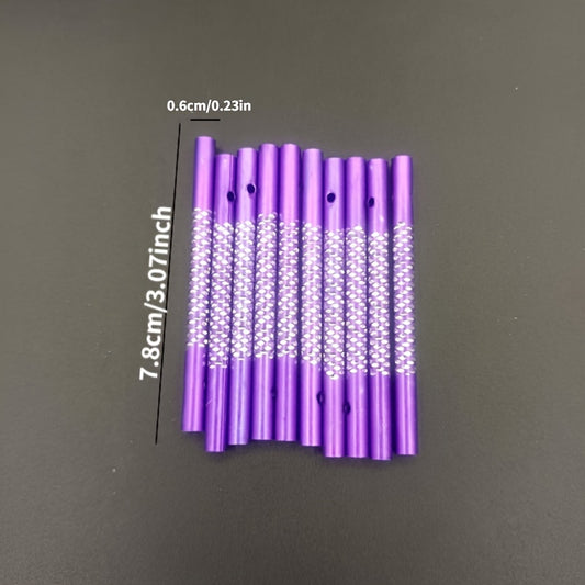 10pcs Aluminum Wind Chime Pipes Windchime String Metal Tubes