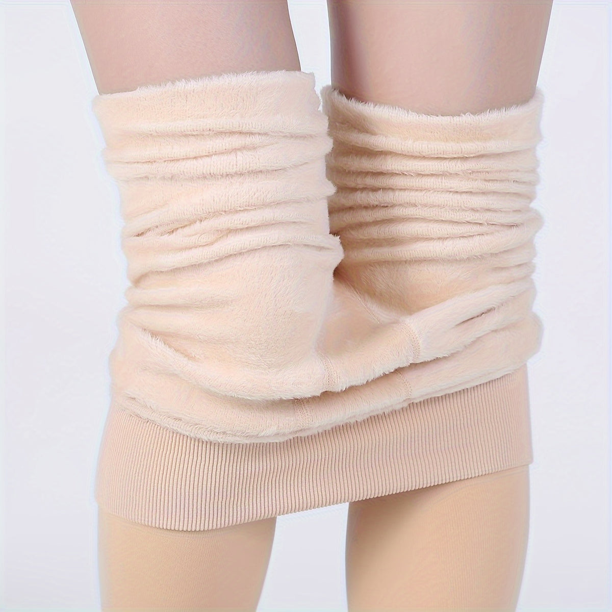 Plush Lined Thermal Tights High Waist Leggings Women's Stockings