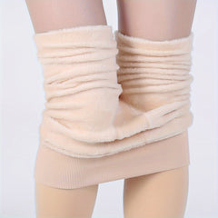 Plush Lined Thermal Tights High Waist Leggings Women's Stockings