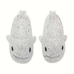 Adorable Shark Non Slip Platform Slides Soft Sole Cloud Slides
