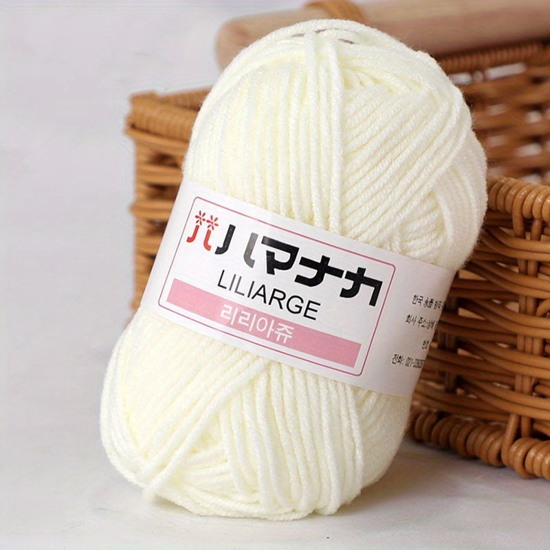 Soft Crochet Yarn Worsted Acrylic DIY Blanket Sweater Hat Scarf