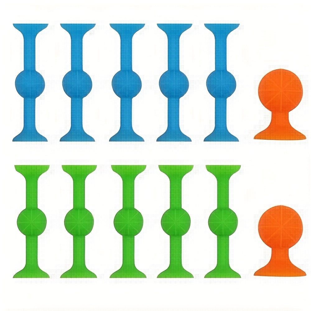 12pcs Funny Silicone Block Building Toys for Kids