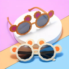 Cartoon Bear Frame Sunglasses UV Protection