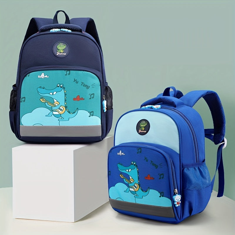 Kindergarten Primary School Cartoon Schoolbag Boys Girls Pony Crocodile Backpack