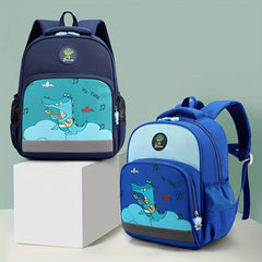 Kindergarten Primary School Cartoon Schoolbag Boys Girls Pony Crocodile Backpack