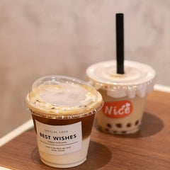 50pcs 270ml 9 Oz Disposable Plastic Cup With Lid - Wedding Party Christmas Cup