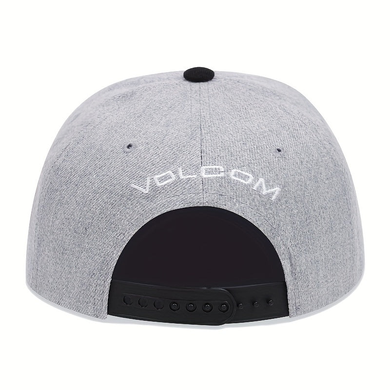 Men's Embroidered Hip Hop Flat Brim Hat