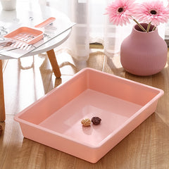 Open Type Cat Litter Basin for Easy Cleaning