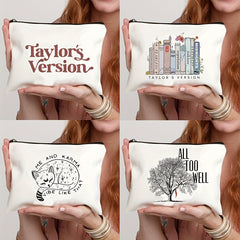Cartoon Pattern Zipper Carry On Bag Lightweight Pouch