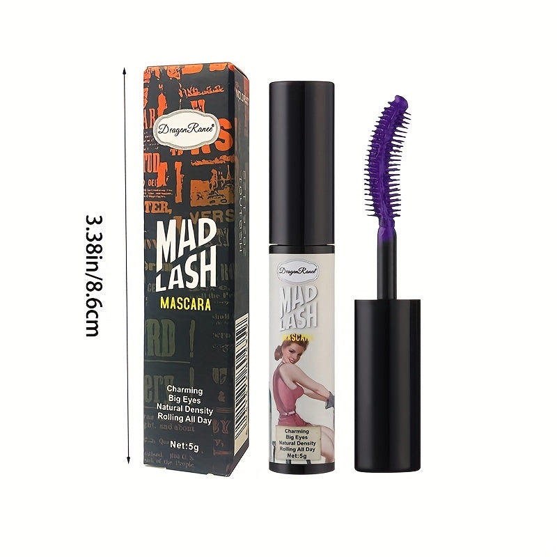 Waterproof Mascara Natural Curling Lengthening No Smudge Purple Brown Options