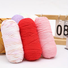 10pcs Crochet Yarn 50g 4 ply Assorted Colors Acrylic Skeins