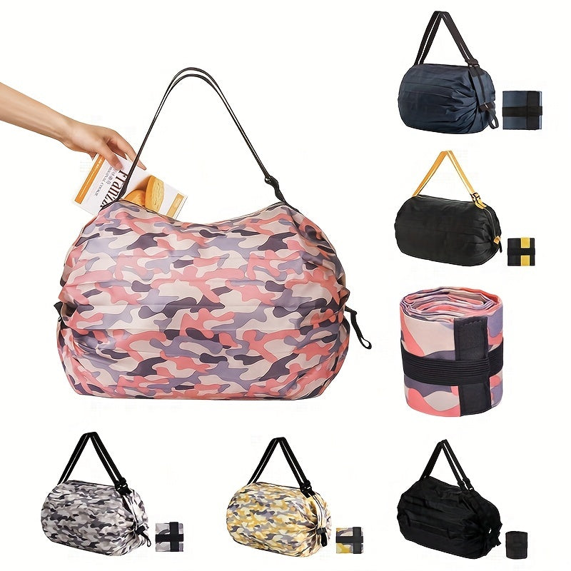 Large Capacity Storage Bag Foldable Portable Shopping Tote