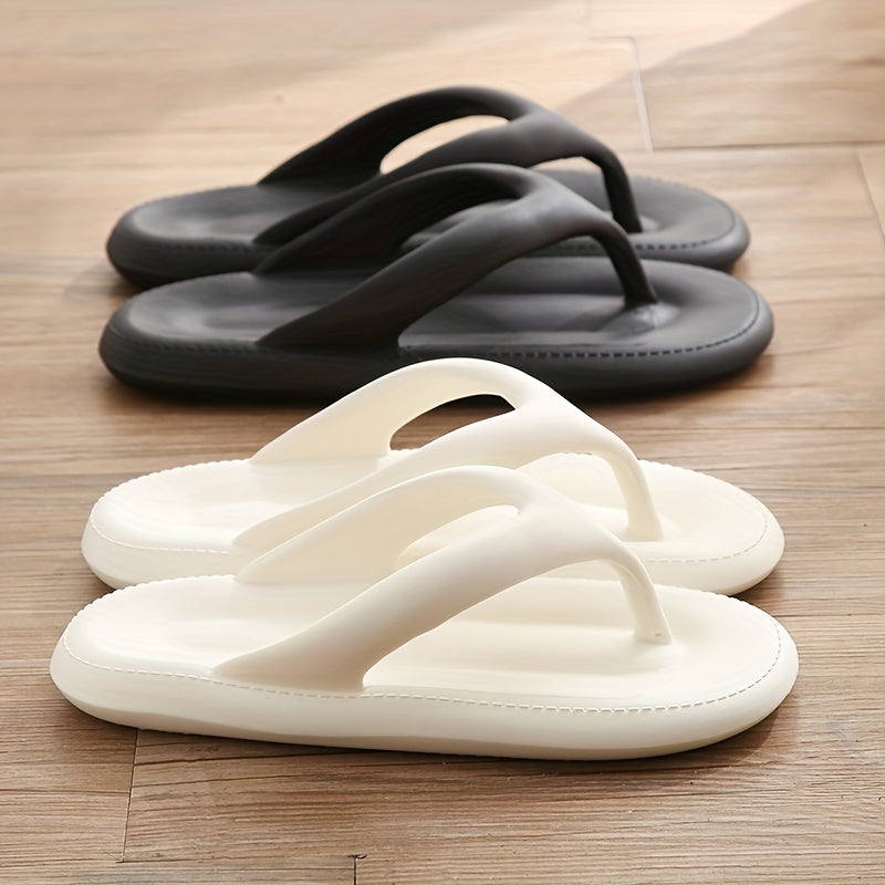 Men's Open Toe Flip Flops Lightweight Non Slip Slippers