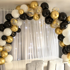 106pcs Golden Balloons Kit for Party Birthday Graduation Anniversary