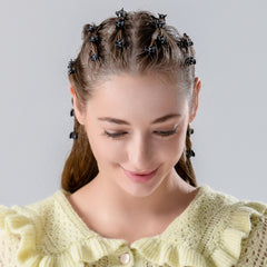 100pcs Mini Plastic Hair Claw Clip Women's Small Hair Accessories