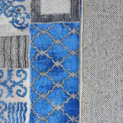 Persian Style Cashmere Area Rug for Living Room Bedroom Study