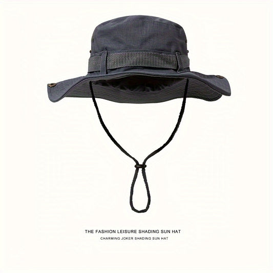 Boonie Hat with Drawstring for Outdoor Activities