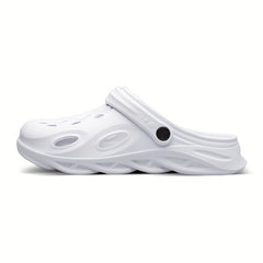 Men's Breathable Slip On Clog Sandals Cut Out Walking Slippers