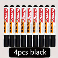 4pcs Whiteboard Markers for Teachers & Office Use