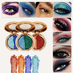 Sparkling Blocking Eyeshadow Palette Pearly Sequins 2