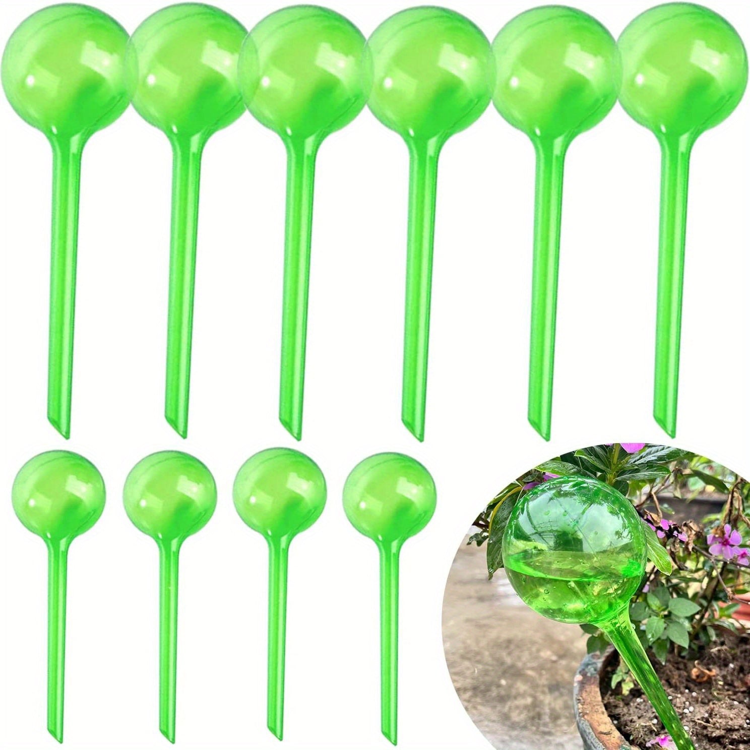 6pcs Plant Watering Globes PVC Automatic Watering Balls Indoor Outdoor Plant