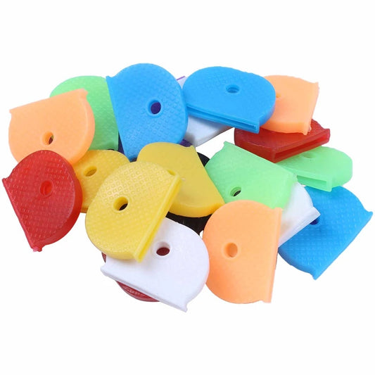 24 Key Caps With Flexible Key Cover, Multicolor