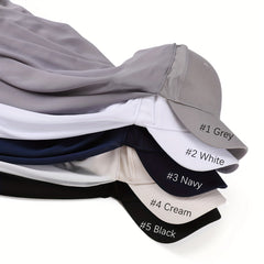 Chiffon Scarf Baseball Cap 2 Piece Set Breathable Sun Proof Hat