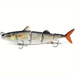 32.5g Tuna Fishing Lure 4 Segment Swimbait w/ Treble Hooks Freshwater Salt